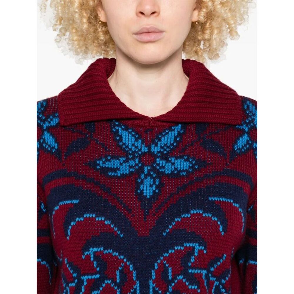 Etro Women Patterned Wool Sweater - Picture 3 of 5